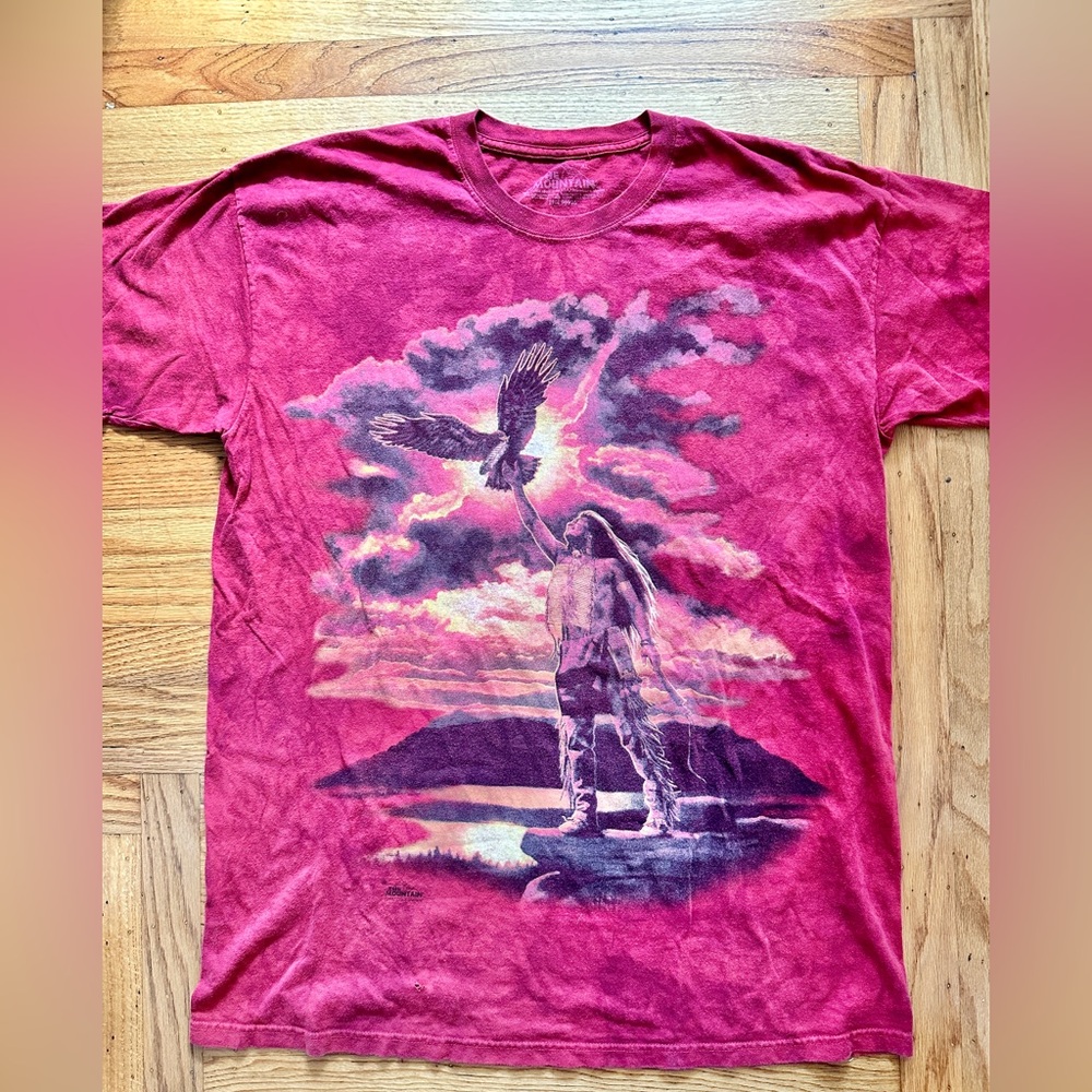 The Mountain Native American Hawk shirt